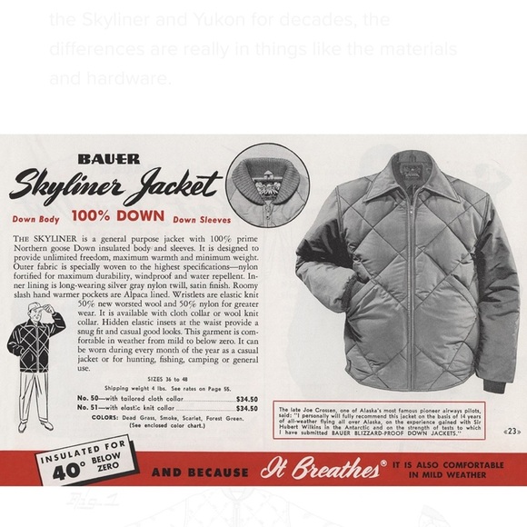 Vintage Eddie Bauer 1950’s Skyline Sundowner Set Quilted Puffer Pants Jacket S - Picture 12 of 16